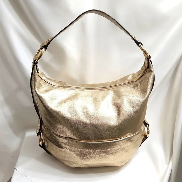 MICHAEL Michael Kors Gold Shoulder Bag - Picture 2 of 16